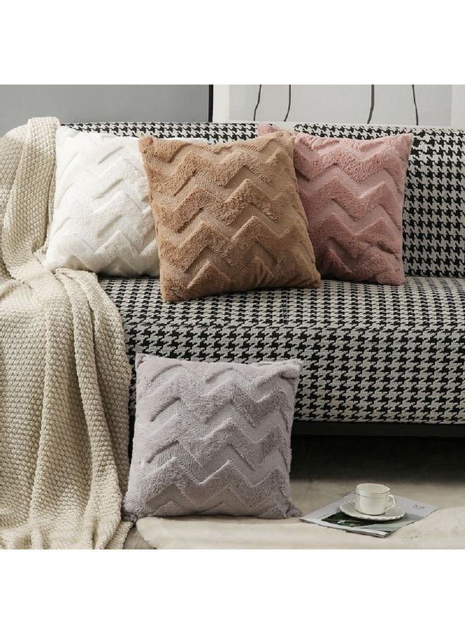 Sharpdo Soft Plush Short Wool Velvet Decorative Throw Pillow Luxury Style Cushion Pillow for Sofa Bedroom Square - Image 4