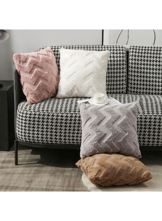 Sharpdo Soft Plush Short Wool Velvet Decorative Throw Pillow Luxury Style Cushion Pillow for Sofa Bedroom Square - Image 3