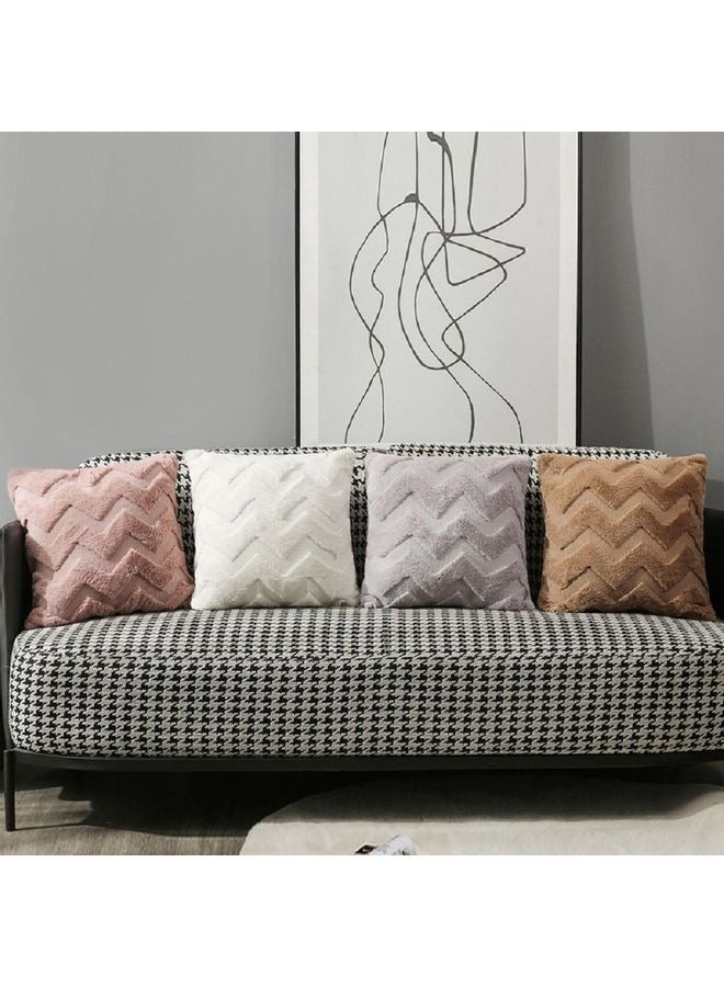 Sharpdo Soft Plush Short Wool Velvet Decorative Throw Pillow Luxury Style Cushion Pillow for Sofa Bedroom Square - Image 5