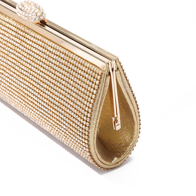 High-End Versatile Bag With Rhinestones, Luxury Wallet, Women'S Handbag, Versatile Princess Diana Bag, Exquisite Evening Bag - Image 4
