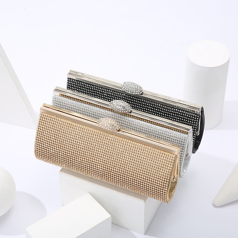 High-End Versatile Bag With Rhinestones, Luxury Wallet, Women'S Handbag, Versatile Princess Diana Bag, Exquisite Evening Bag - Image 2
