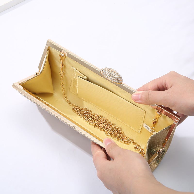 High-End Versatile Bag With Rhinestones, Luxury Wallet, Women'S Handbag, Versatile Princess Diana Bag, Exquisite Evening Bag - Image 5