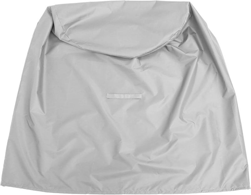Kisangel Chipper Shredder Cover, Waterproof Oxford Cloth, Heavy-duty Wood Protection, All-weather Dustproof Cover for Garden Equipment, 43. 30 X 33. 46 X 33. 46 Inch, Grey - Image 3