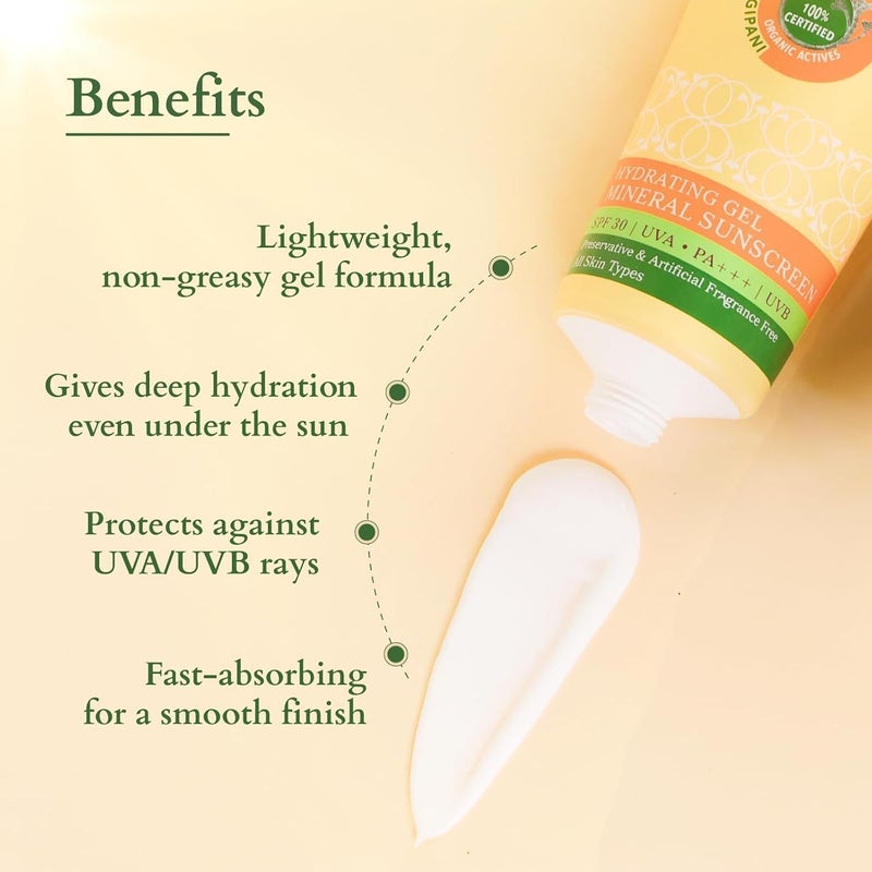 LOTUS Organics+ Hydrating Gel Mineral Sunscreen SPF 30 - Image 4