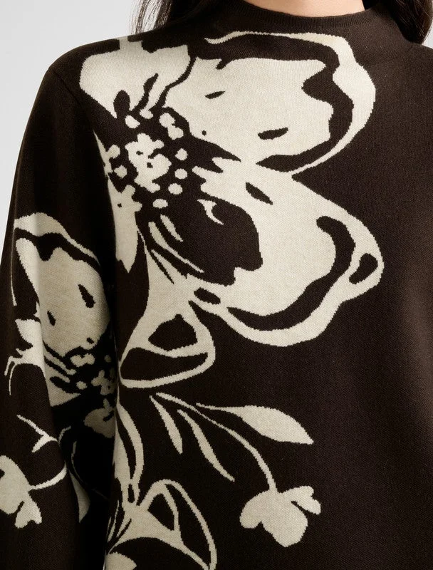 forever new  Kn7420-Brown Women's Pullover for Women | Best Price UAE