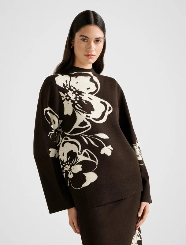 forever new  Kn7420-Brown Women's Pullover for Women | Best Price UAE