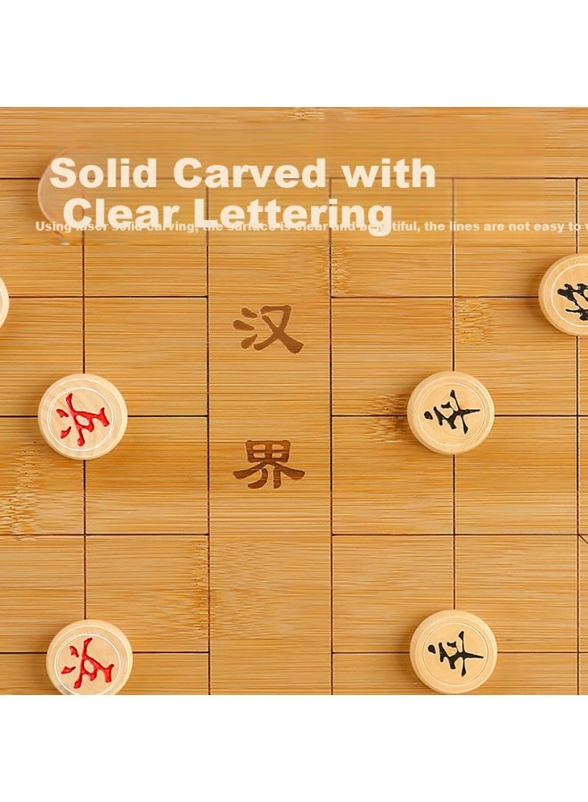 Wonderful Notes Miaoji Go And Gomoku Set With Nanmu Bamboo Board And Container, Imitation Jade Chess Pieces, Chinese Chess Three-in Set 8066 - Image 4