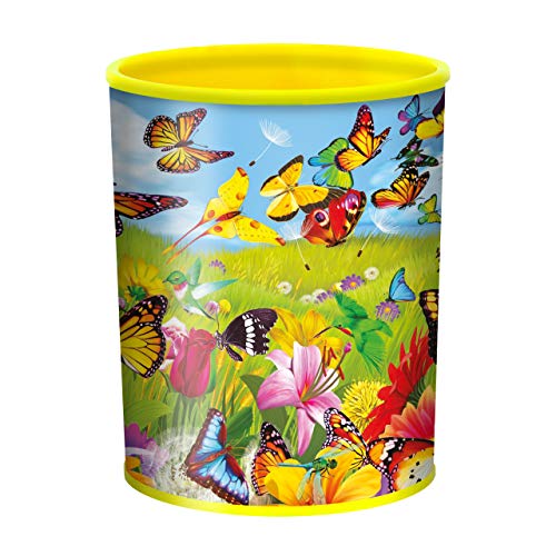 3D LiveLife Drinking Cup - Butter Flutter from Deluxebase. Lenticular 3D Butterfly Plastic Tumbler, 10 fl oz BPA-Free Reusable Drinkware. Animal Themed Cup and Durable Party Favour Gift - Image 4