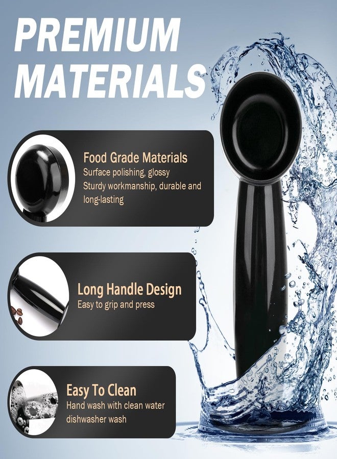 CHAR YONG 7313286119 Measuring Spoon Replacement for Delonghi 50mm 7 Gram Coffer Tamper Multifunctional Espresso Tamper 2-In-1 Coffee Measuring Spoon Plastic Coffee Scoop for Ground Coffee Tea Salt - Image 2