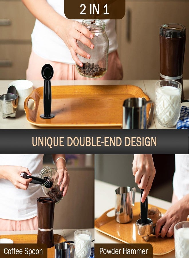 CHAR YONG 7313286119 Measuring Spoon Replacement for Delonghi 50mm 7 Gram Coffer Tamper Multifunctional Espresso Tamper 2-In-1 Coffee Measuring Spoon Plastic Coffee Scoop for Ground Coffee Tea Salt - Image 3