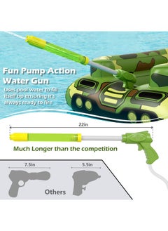 Jasonwell E Tank Pool Floats Kids - Jasonwell Toddler Pool Floaties Swimming Pool Tank With Water Cannon Gun Swim Floaty Rafts Lake Beach Party Pool Toys For Boys Girls Toddlers Kids  - Image 2