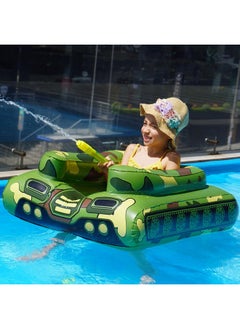 Jasonwell E Tank Pool Floats Kids - Jasonwell Toddler Pool Floaties Swimming Pool Tank With Water Cannon Gun Swim Floaty Rafts Lake Beach Party Pool Toys For Boys Girls Toddlers Kids  - Image 1