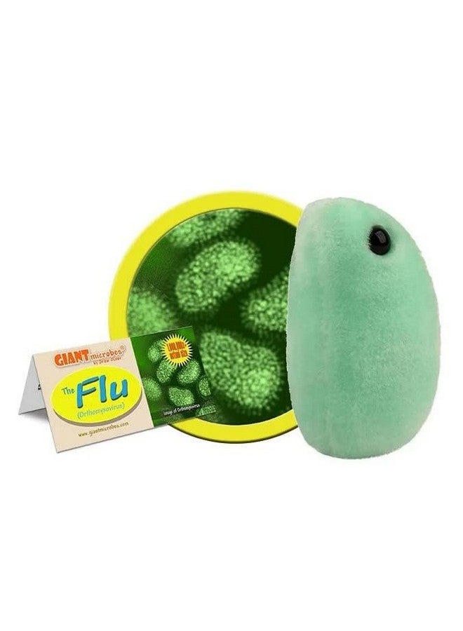 Giant Microbes GIANTmicrobes Flu Plush -Learn About Your Respiratory System with This Fun get Well Gift for Friends, Family, Students, Doctors, Nurses and Scientists - Image 2