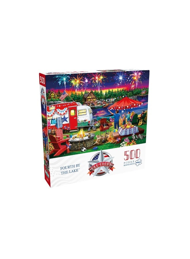 Buffalo Games - Fourth by The Lake - 500 Piece Jigsaw Puzzle - Image 4