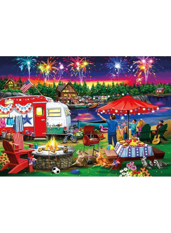 Buffalo Games - Fourth by The Lake - 500 Piece Jigsaw Puzzle - Image 3