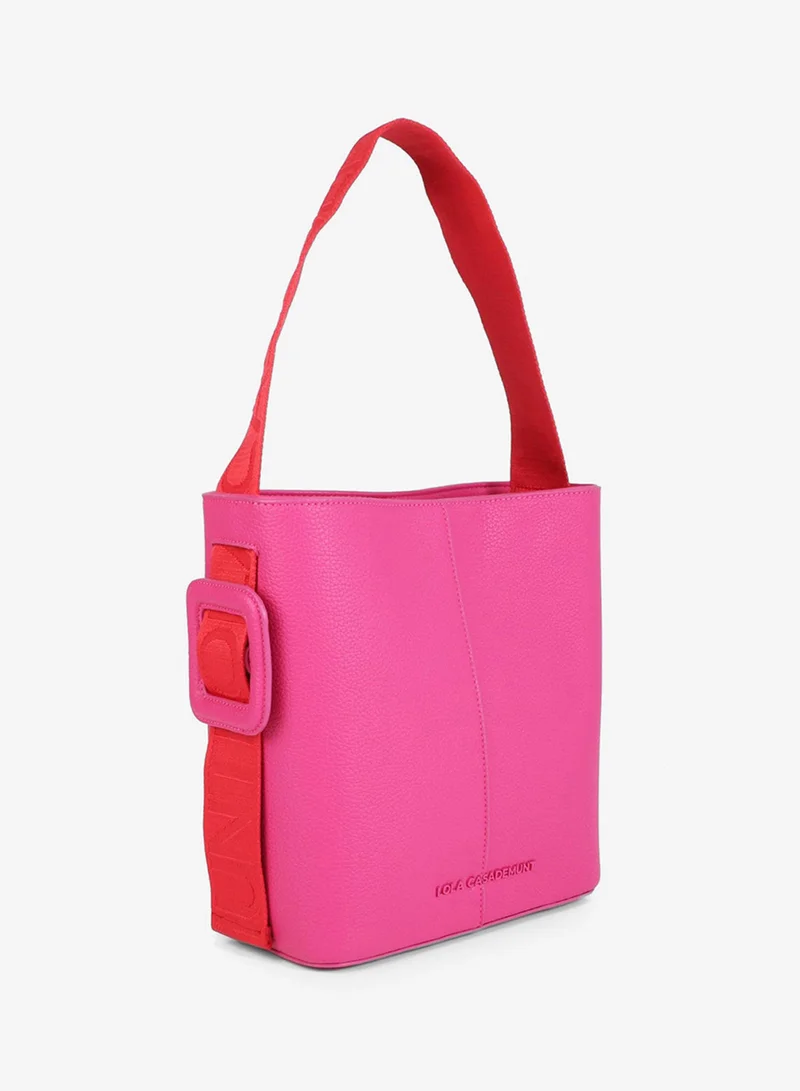 لولا كساديمونت Nylon Shopper Bag with Contrast Handle