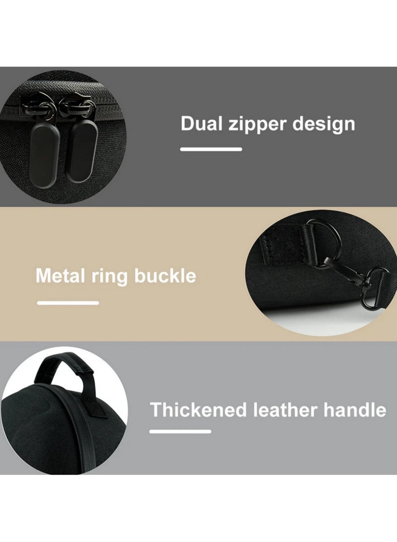 EVA Carrying Case for Meta Quest 3 VR Headset Waterproof Hard Shell Storage Bag with Adjustable Shoulder Strap Shockproof  Anti-Scratch Protection - Image 4