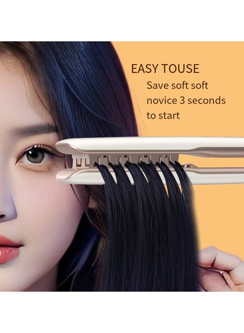 general 2-in-1 Ionic Hair Straightener & Curling Iron – Dual Styling with Ceramic Plates - Image 4