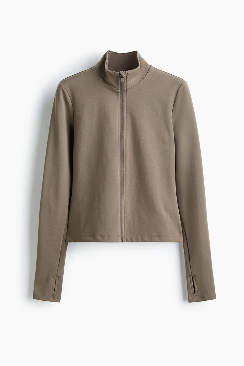 H&M SoftMove™ Zip-through sports jacket