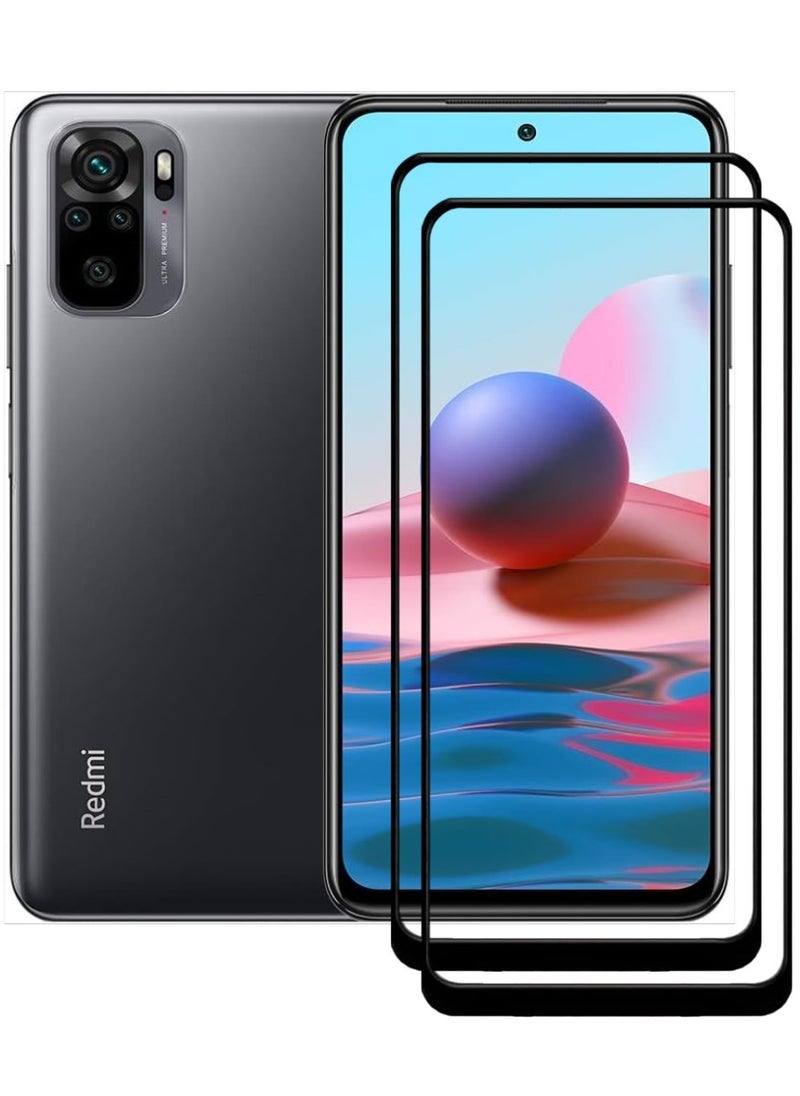 ACLIX 2 Pieces Antistatic ESD Dustproof Premium Quality High Definition Tempered Glass Screen Protector Designed For Xiaomi Redmi Note  10 - Image 1