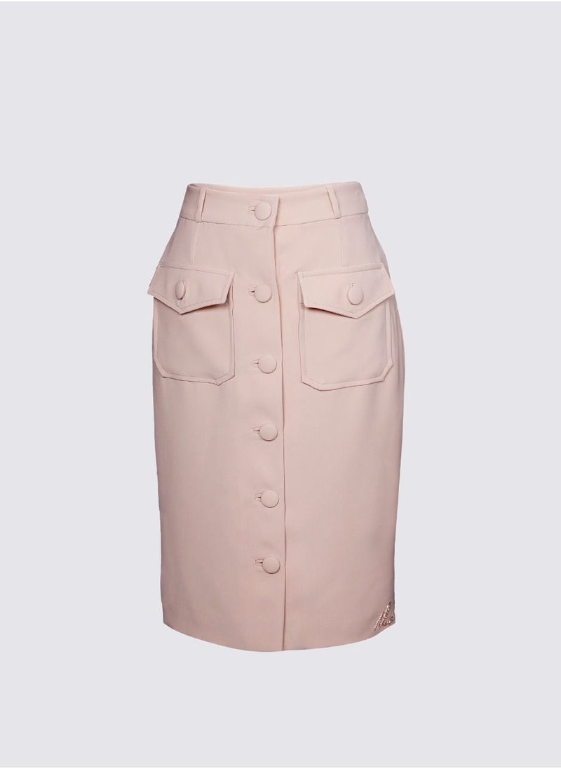 NIVA FASHION HOUSE Front Placket Skirt  - Image 1