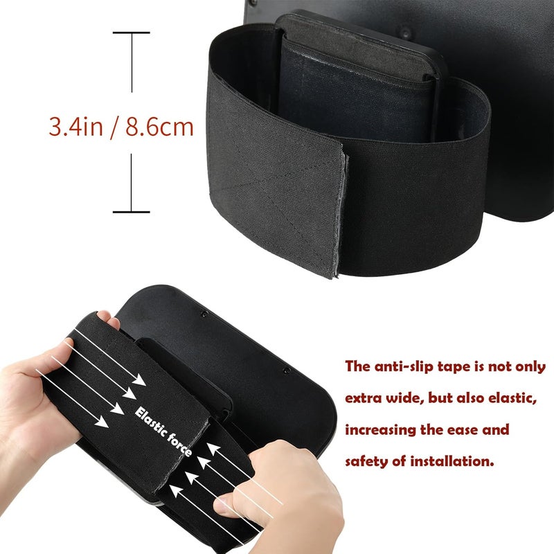 Funbliss Baby Car Mirror for Fixed Headrest Compatible with Tesla Car Mirror for Baby and Other Models 360 Rotation Clear  Wide View Easy Install with NonSlip Elastic Fixing - Image 5