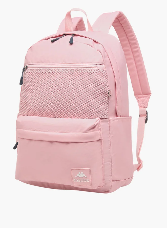 Kappa Girls Logo Print School Backpack and Pencil Pouch Set - 45x34x14 cm