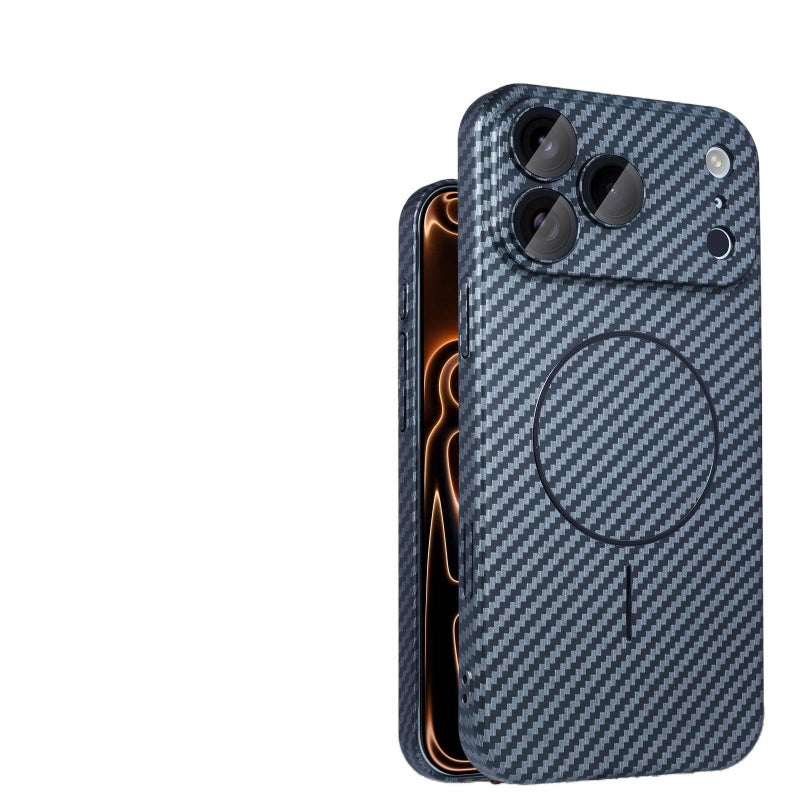 PC MagSafe Case for iPhone 17 / 17 Air / 17 Pro / 17 Pro Max with Drop Protection and Strong Magnetic plus Shockproof plus Full Coverage plus Scratch Resistant in Graphite Black - ModaStar - Image 1