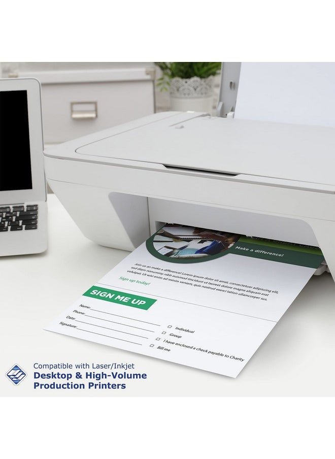 برنت ووركس ورق PrintWorks Professional المثقب مقاس 3 1/2 بوصة، 500 ورقة، 24 رطلاً، أبيض (04130)  - Image 2