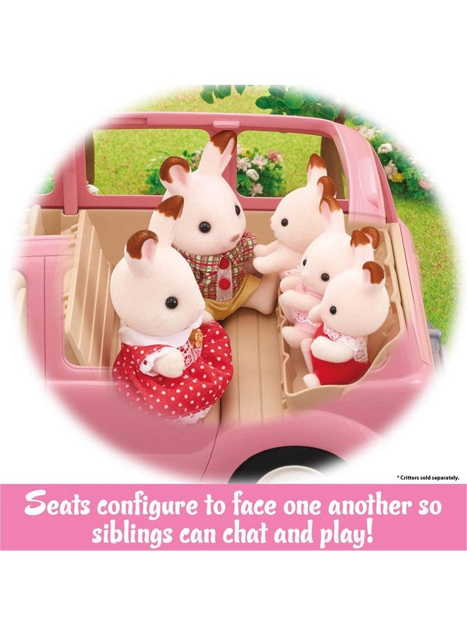 Calico Critters Family Picnic Van For Dolls - Toy Vehicle Seats Up To 10 Collectible Figures! - Image 4