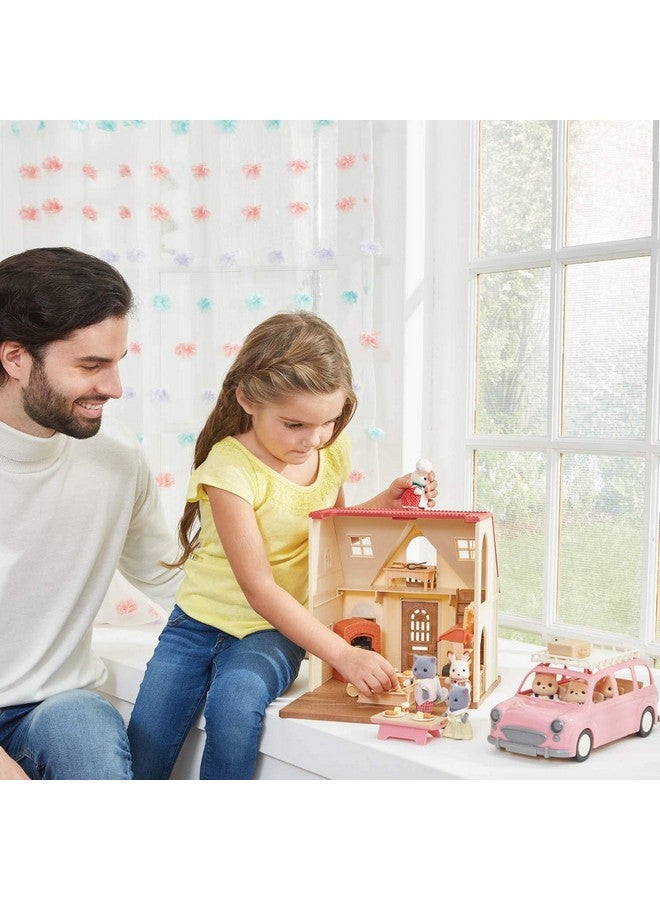 Calico Critters Family Picnic Van For Dolls - Toy Vehicle Seats Up To 10 Collectible Figures! - Image 3