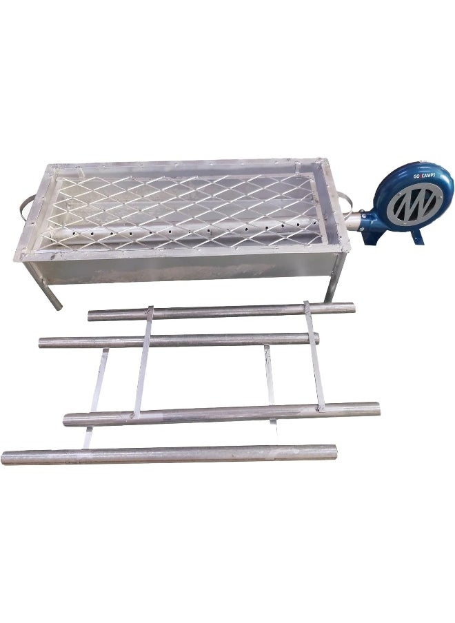 GO2CAMPS Go2Camps Al Saqer Galva BBQ Grill with Air Maker, Medium  - Image 1