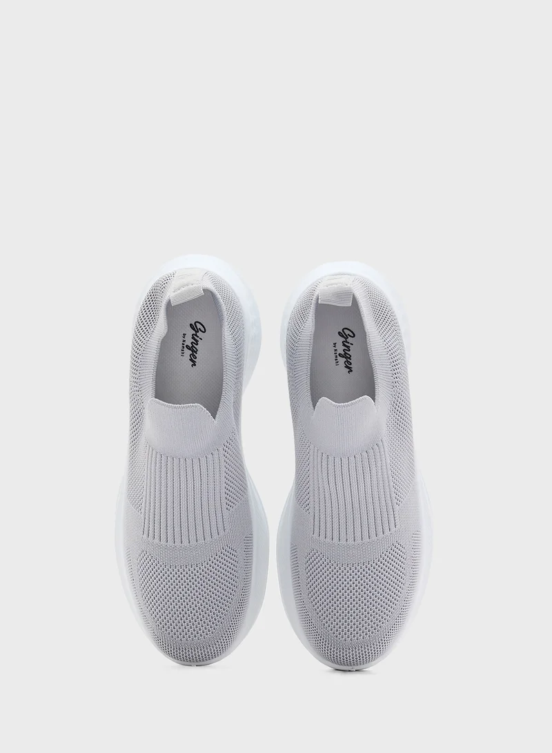 Ginger Fly Knit Comfort Slip On Shoe