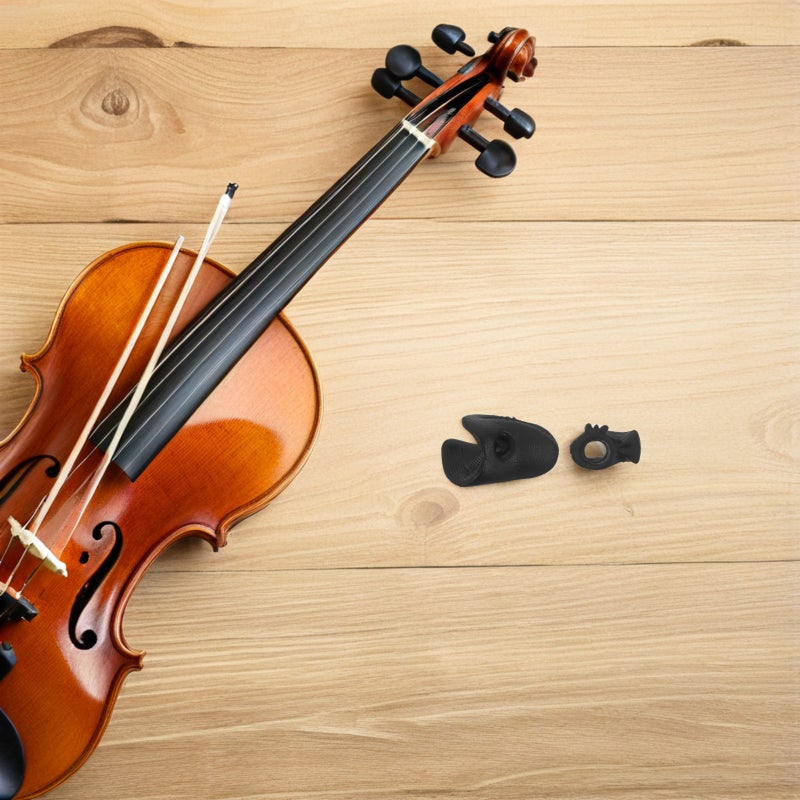 1 set Violin Postures Grip Bows Pose Violin Bows Hold Grip Correct Device Holding Apparatus for Starter Black - Image 2