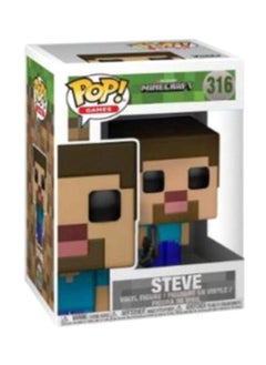 نيبمينينت دمية بوب! برأس هزاز لشخصية ستيف من لعبة الفيديو "Minecraft" - طراز 316 3.75بوصة  - Image 2