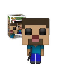 نيبمينينت دمية بوب! برأس هزاز لشخصية ستيف من لعبة الفيديو "Minecraft" - طراز 316 3.75بوصة  - Image 3