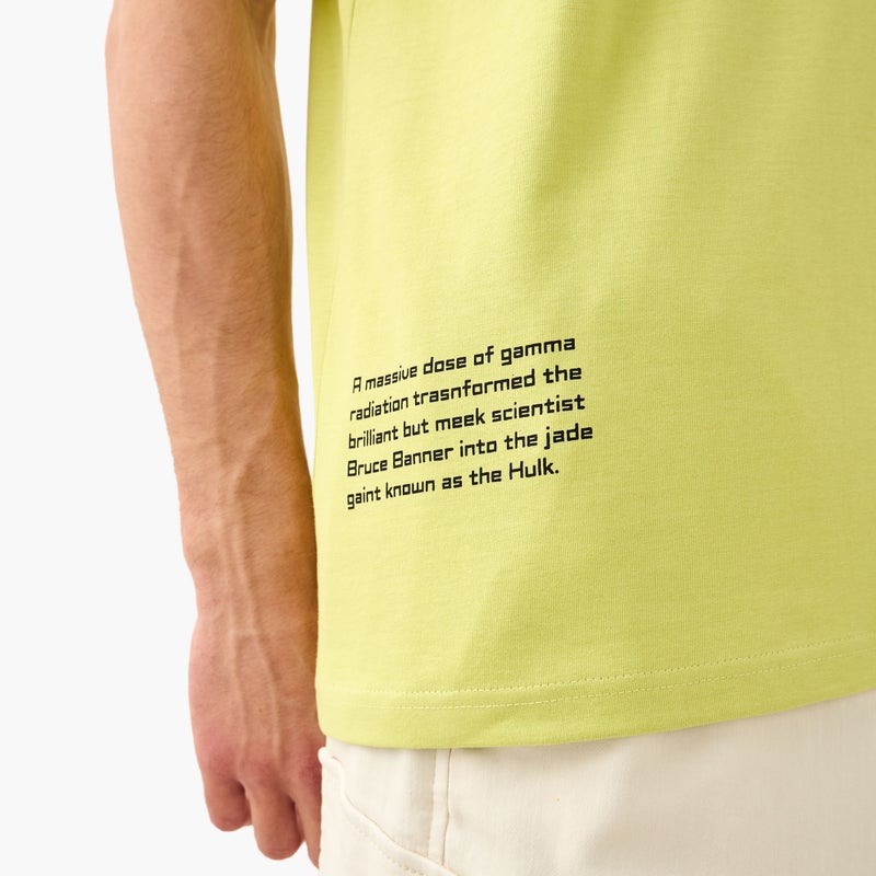 سبلاش فيڤ تيشيرت بطبعة هالك بياقة دائرية وأكمام قصيرة - Image 4