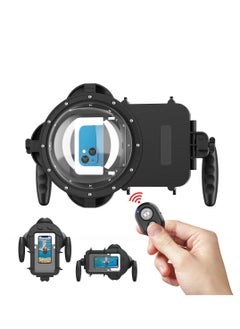 Generic Professional Waterproof Diving Case for iPhone 15/14/13 Pro/12 Pro Max/SE 2020/11 Pro/XS Max/XR/X/8/7 Plus and Other Smartphones (4.5-7.0 Inches) with Remote Control Feature.  - Image 1