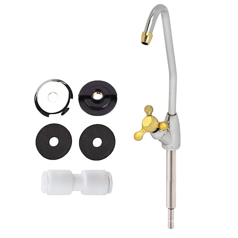 Shapure Imported ro Faucet tap for Under Sink for All ro uv Water purifiers Stainless Steel 12.5 l tap (Silver) - Image 5