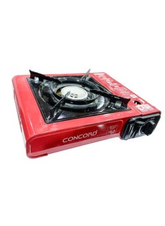 CONCORD Portable Gas Stove - Duel fuel (butane gas or Lp gas) Automatic Ignition For Camping and Picnic / Red  - Image 1