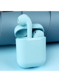 Generic True Wireless Earbuds Inpods 12 TWS Bluetooth Binaural In-Ear Headphones with Charging Case Blue  - Image 2