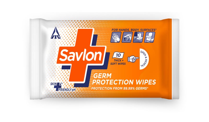 Savlon Germ Protection Wipes 10 nos Pack - Image 1