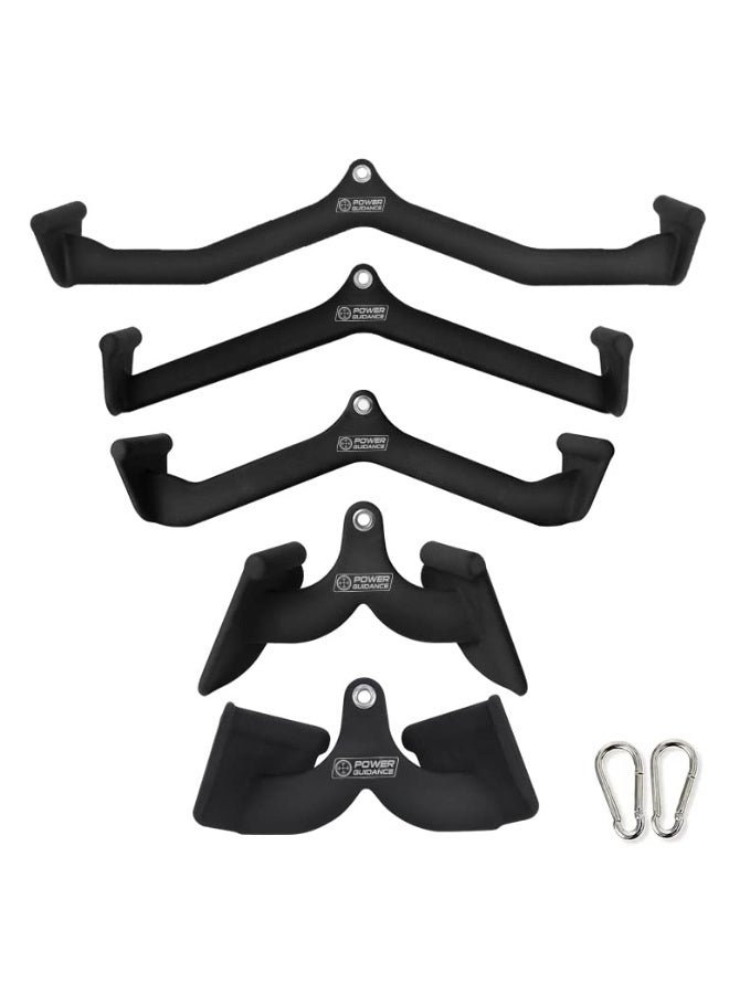 POWER GUIDANCE LAT Pulldown Attachments, Pull Down Bar with Ergonomic Handle, Cable Machine Attachments for More Effective and Less Fatigued Grip - Image 1