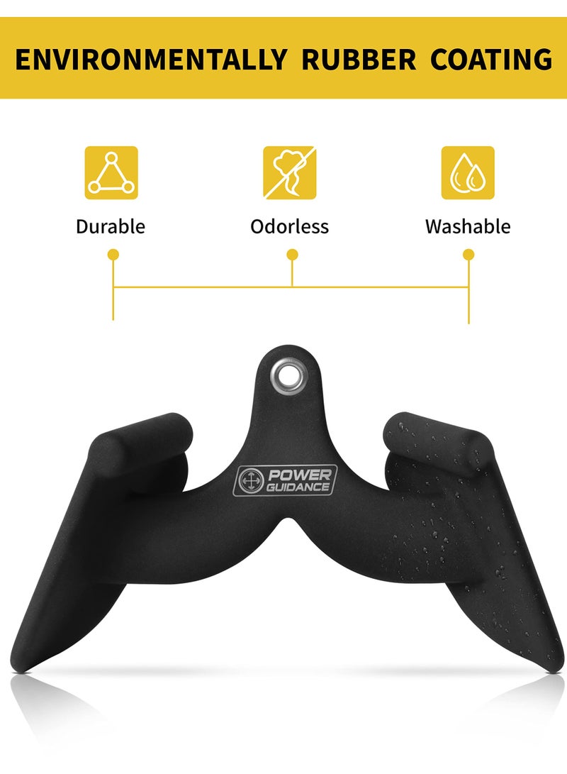 POWER GUIDANCE LAT Pulldown Attachments, Pull Down Bar with Ergonomic Handle, Cable Machine Attachments for More Effective and Less Fatigued Grip - Image 5