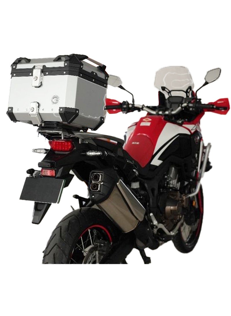 Generic Motorcycle  Coo case Luggage Trunk Silver, 45L  - Image 5