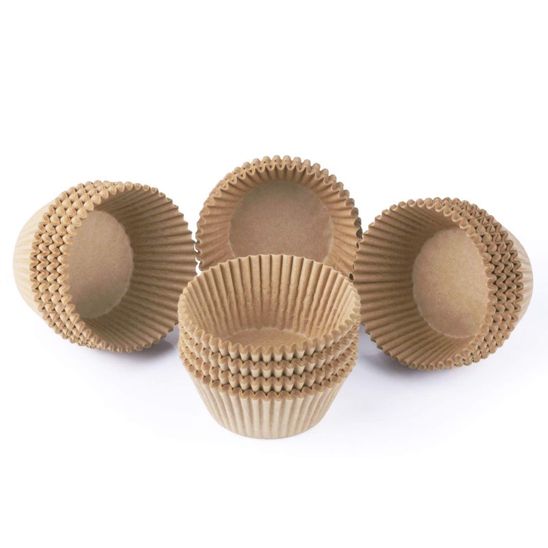 Caperci Standard Natural Cupcake Liners 500 Count, No Smell, Grease-Proof Paper Muffin Liners, Food-grade Baking Cups for Cupcakes, Muffins, Nuts - Image 5
