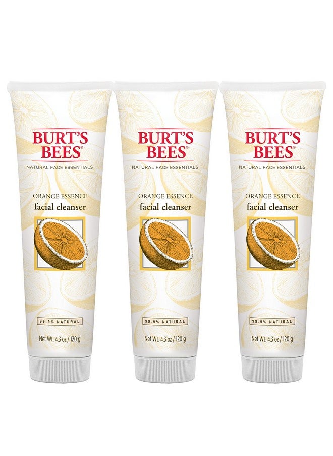 Burts Bees - Orange Essence Facial Cleanser, 4.34 Ounces, Pack Of 3 - Image 1