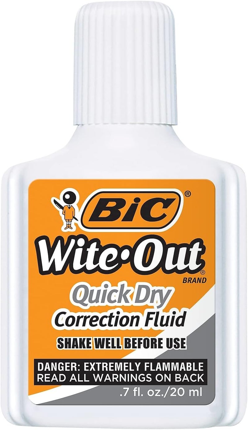 Bic Wite-Out Quick Dry Correction Fluid (pack of 12) - Image 3