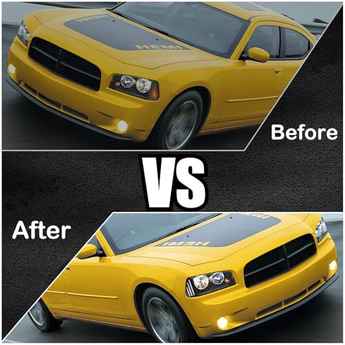 KEEGTBOX Smoke White Side Marker Light Compatible with Dodge Charger Daytona SE R/T SRT8 SXT 2006-2010 Front Corner Side Turn Signal Indicator Lights Accessories - Image 2