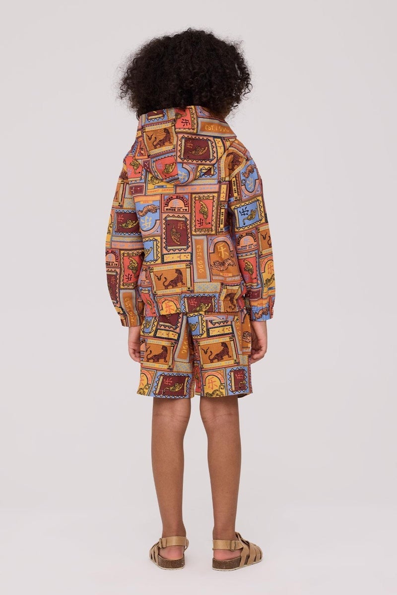 Nebbati Bg Store Boy Patterned Tracksuit Top - Image 4